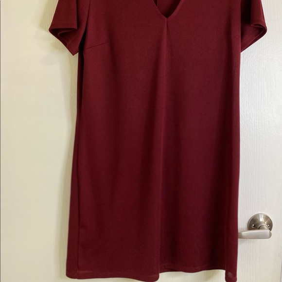 Maroon Dynamite V-Neck Tunic - Picture 1 of 1
